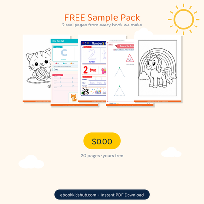 FREE Sample Pack - 2 Real Pages From All 9 Books | 20-Page Printable PDF